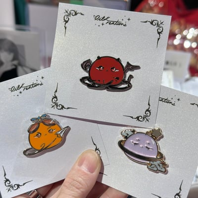Image of Love and Deepspce Blobbu Pins