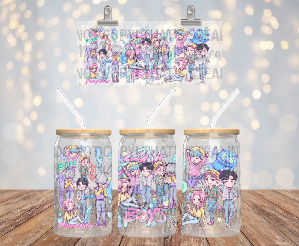 Image of K Pop Saja Boys Uv Dtf Wrap Double Sided  W0864