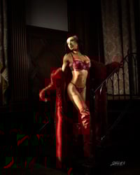 Hot Red Autographed 8x10