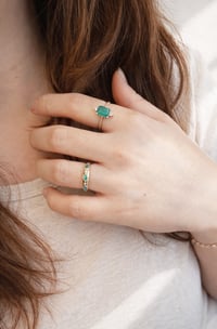 Image 4 of Sparkling Emerald Ring