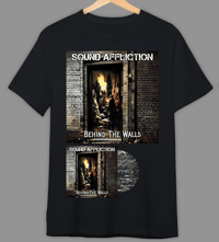 Image 1 of SOUND AFFLICITON BEHIND THE WALLS CD &  T SHIRTS AND MUSCLE SHIRT BUNDLES