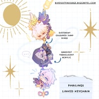 Image 1 of phailings linked keychain