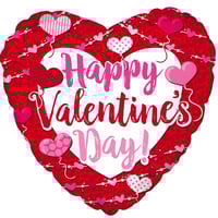 Happy Valentine's Day Hearts 