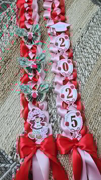 Image 2 of Custom Graduation Lei - Strawberry shortcake Graduation lei 2 colors