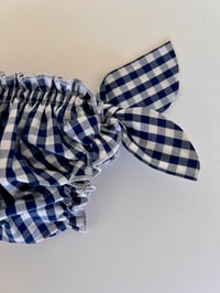 Image 1 of Bikini vichy bleu marine