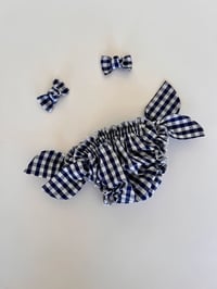 Image 4 of Bikini vichy bleu marine