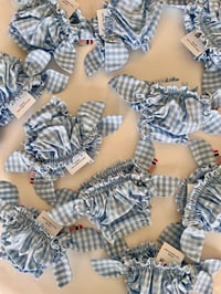 Image 4 of Bikini vichy bleu ciel