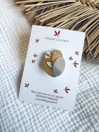 Broche HORTENSE Blanc