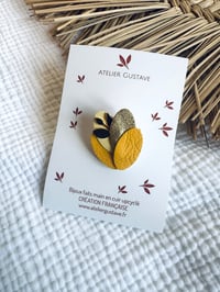 Broche HORTENSE Jaune