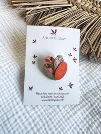 Broche HORTENSE Orange