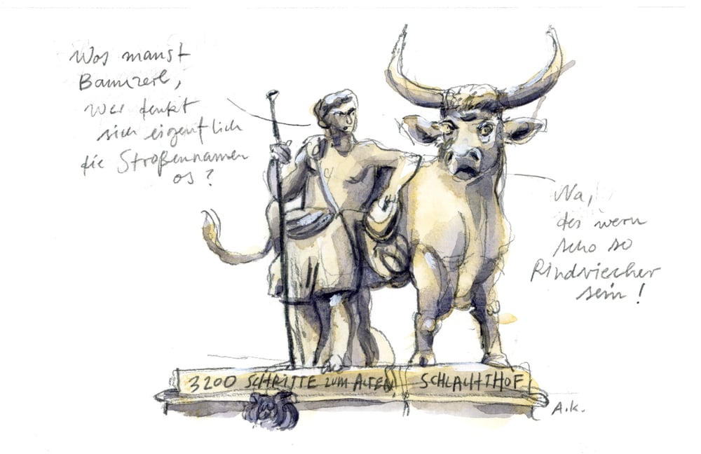 Image of Rindviecher beim Alten Schlachthof // Wien