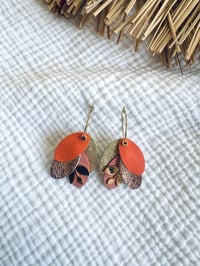 Boucles HORTENSE Orange
