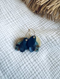 Boucles HORTENSE Marine