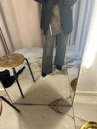 Image 3 of Apron Mini — Pearl Buttons (Chocolate)