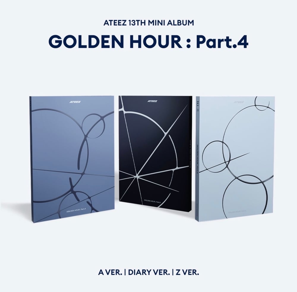 Image of [PRE-ORDER] ATEEZ Golden Hour : Part 4 + Apple Music POBs