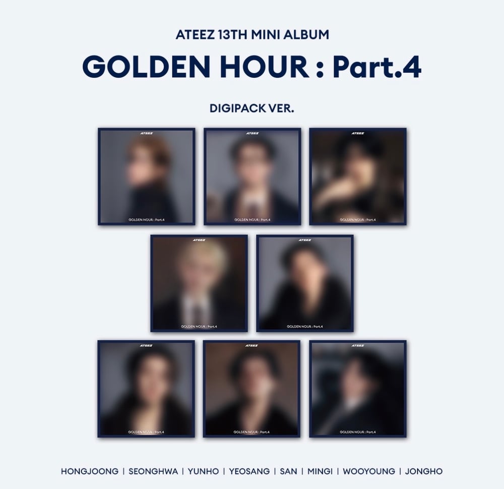 Image of [PRE-ORDER] ATEEZ Golden Hour : Part 4 (Digipack) + Apple Music POBs