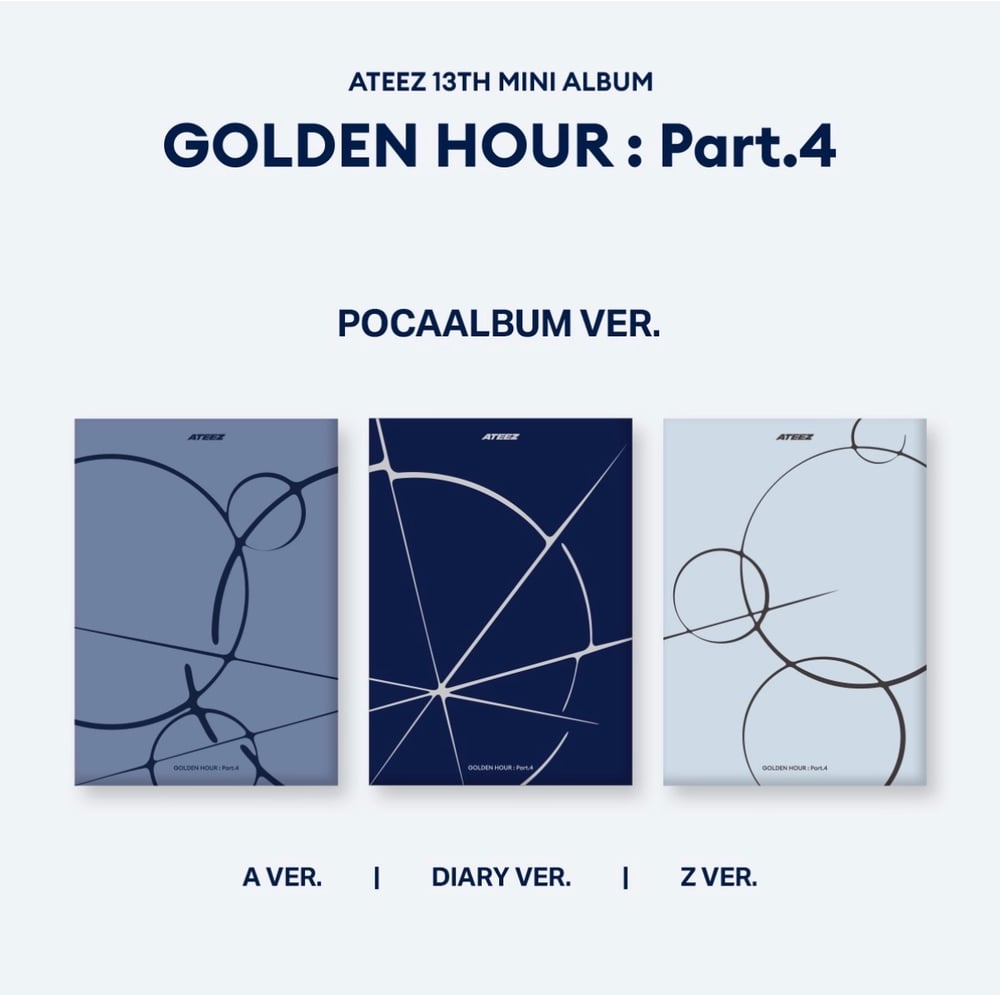 Image of [PRE-ORDER] ATEEZ Golden Hour : Part 4 (POCAALBUMS Ver.)