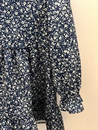Image 4 of Marine Blue Floral Cotton Dress