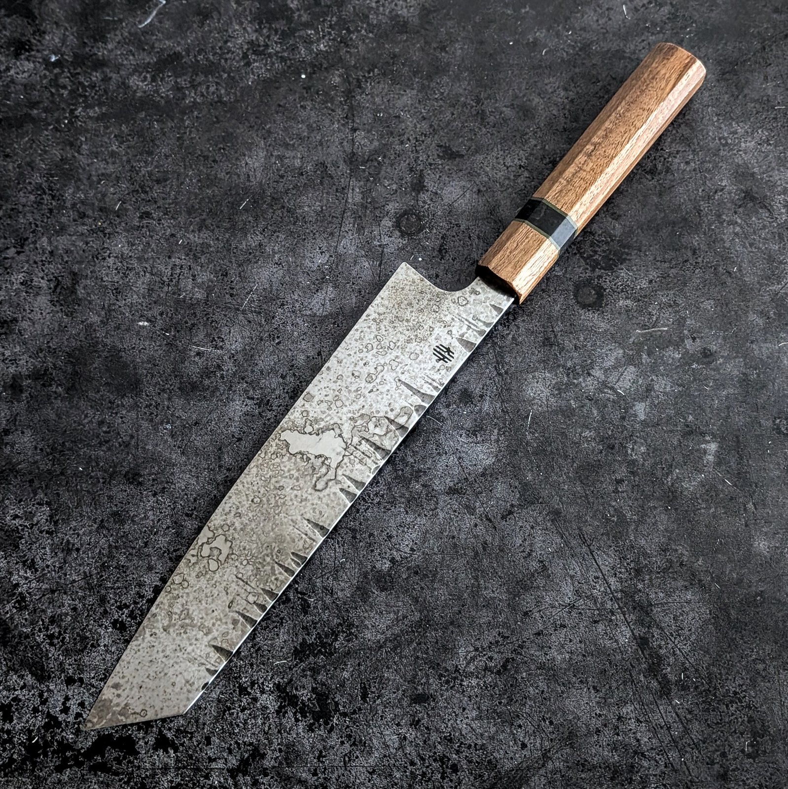 233mm carbon k-tip gyuto | Knot Handcrafted Knives