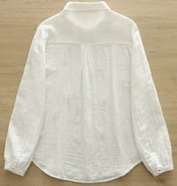 Image 2 of White Art Cotton Shirt – Embroidered Motifs