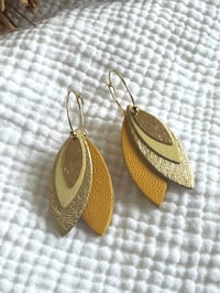 Image 1 of Boucles TILDA Jaune