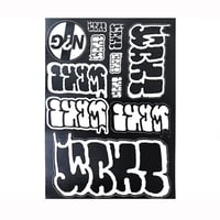 Image 1 of Want- eggshell Sticker sheet 