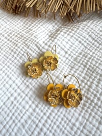 Boucles APPOLINE Jaune / Curry