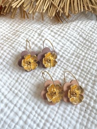 Boucles APPOLINE Nude / Rose antique