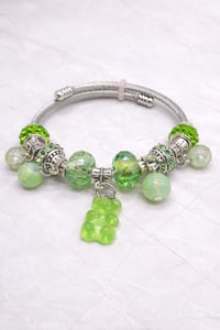 Image 2 of Beary Jaded Snake Charm Bracelet