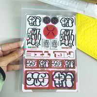 Image 2 of  MQ- eggshell Sticker sheet 