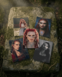 Set of 5 signed Pictures 'STARVEIL'