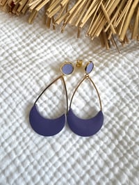 Boucles LORETTE Violet