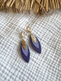 Boucles NATURA Violet