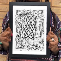 Image 1 of The Wandering Hare A4 Print 