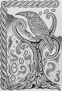 Image 2 of The Elder Corvidae A4 Print 