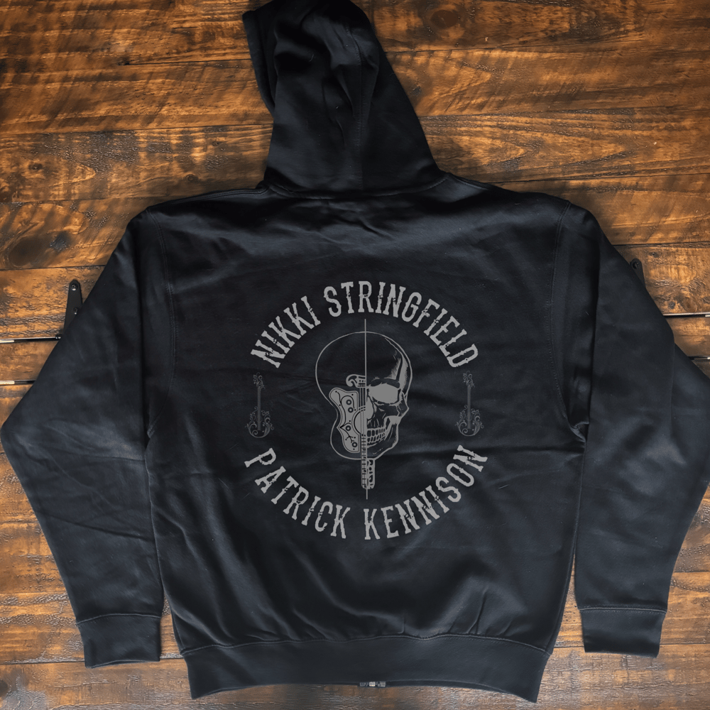 Image of NS & PK Acoustic Skull Hoodie