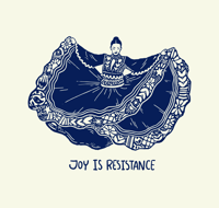 Image 2 of Joy Is Resistance Tote Bag - Blue
