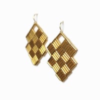 Image 4 of Boucles d'oreilles dorées Aoki