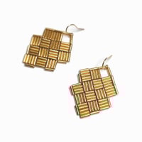 Image 2 of Boucles d'oreilles dorées Aoki