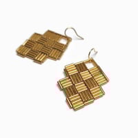 Image 7 of Boucles d'oreilles dorées Aoki