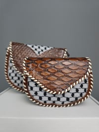 Image 6 of Keffiyeh Leather Bag 