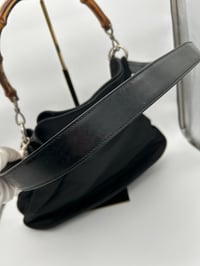 Image 5 of Gucci Bamboo Black Shoulder Bag