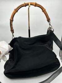 Image 1 of Gucci Bamboo Black Shoulder Bag