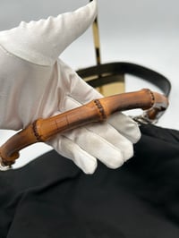 Image 4 of Gucci Bamboo Black Shoulder Bag
