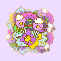 Spooky Flying Pikachu Enamel Pin