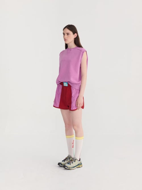 Image of 1-Chaleco  lavado washed sleeveless sweatshirt