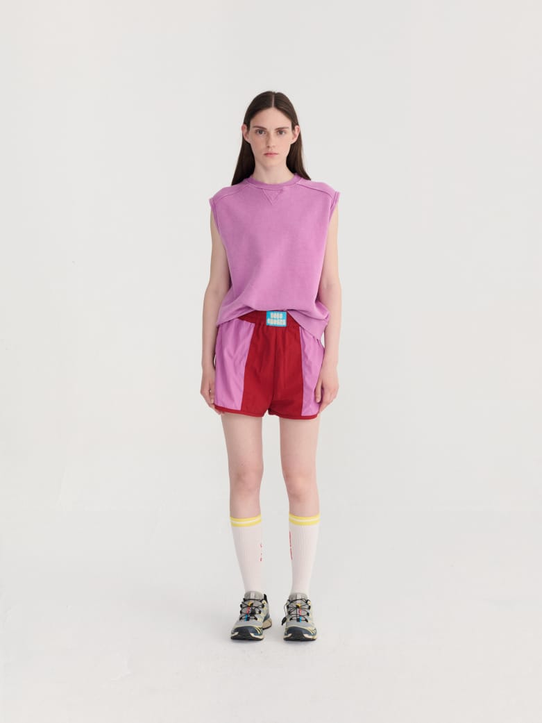 Image of 1-Chaleco  lavado washed sleeveless sweatshirt