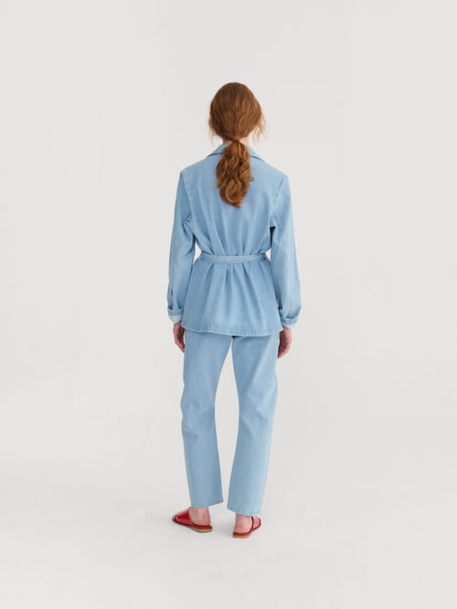 Image of 1-Blazer denim claro