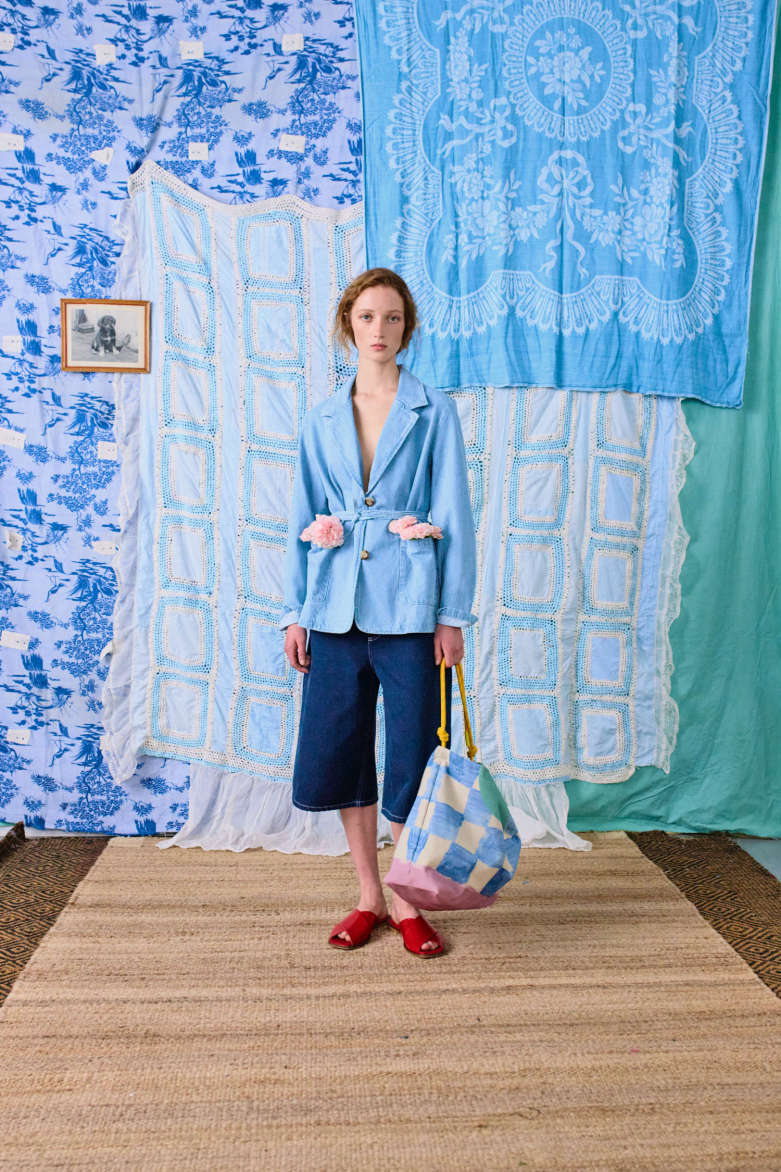 Image of 1-Blazer denim claro