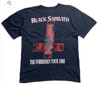 Image 2 of Black Sabbath Single Stitch 1995 2 Sided Print L-XL